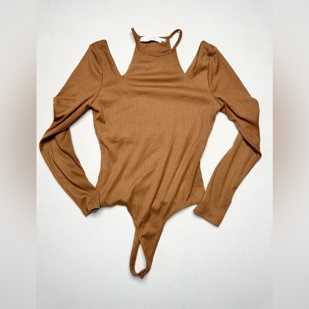 ASTR The Label Ribbed Bodysuit Size L